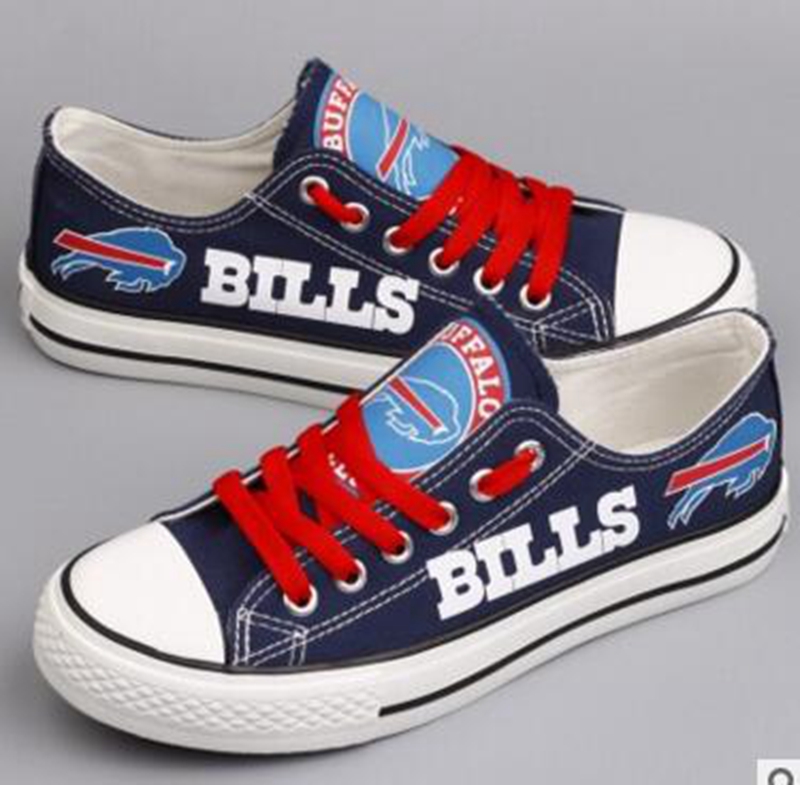 Women's Buffalo Bills Repeat Print Low Top Sneakers 001